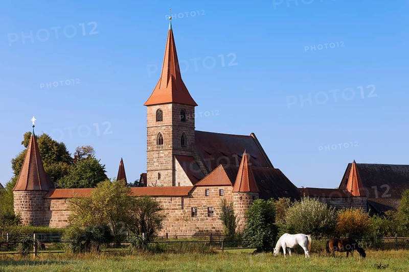 Church St. Georg with fortified churchyard