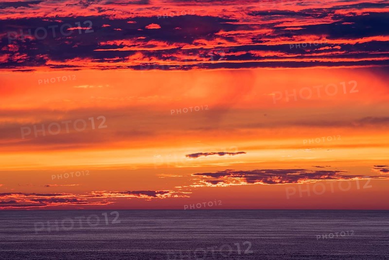 Sunset by the sea at Cape Cornwall