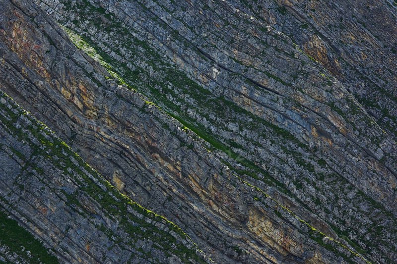 Rock face on the Brienzer Rothorn
