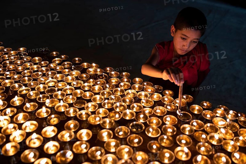 Buddhist children's monk