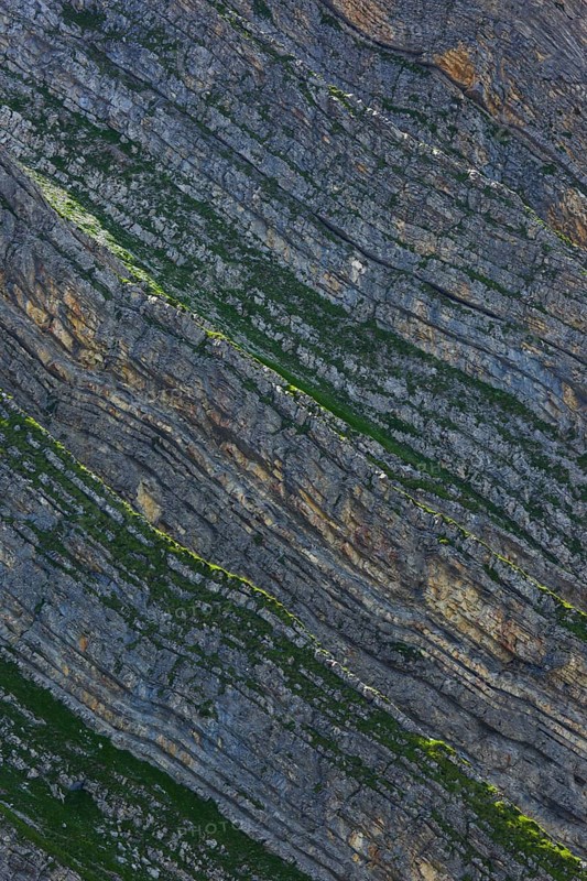 Rock face on the Brienzer Rothorn