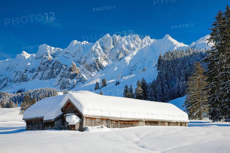 Alpstein massif with Saentis