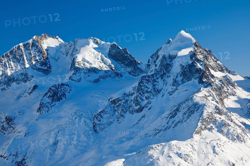 Biancograt with Piz Bernina