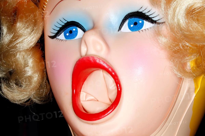Mouth of a sex doll