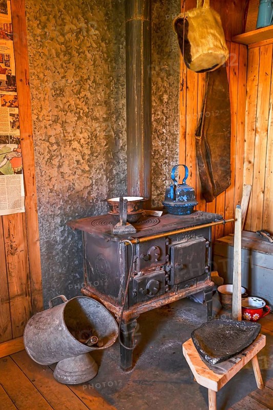 Historic wood-burning stove