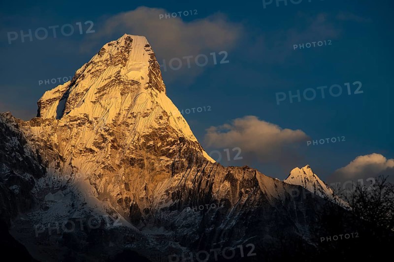 Ama Dablam 6812 m in the evening light