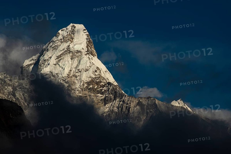 Ama Dablam 6812 m in the evening light