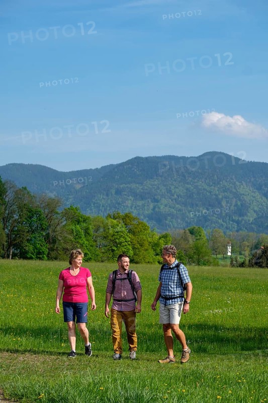 Group hiking