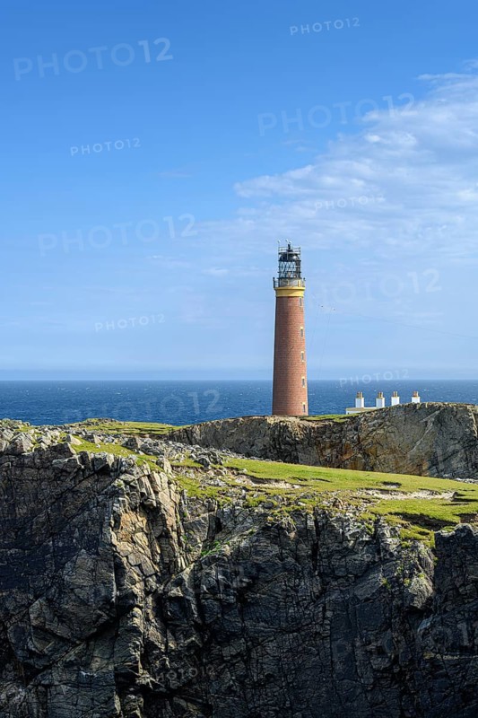 The Butt-of-Lewis Lighthouse at the northernmost point of the Isle of Lewis