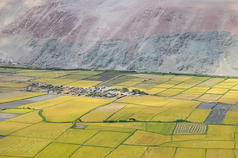Fields along the Rio Ocona