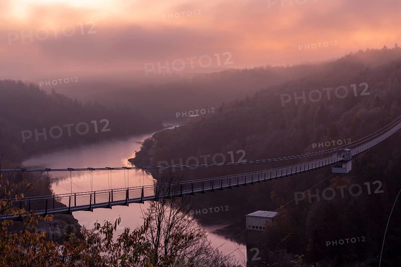 Sunrise at the Rappbode dam