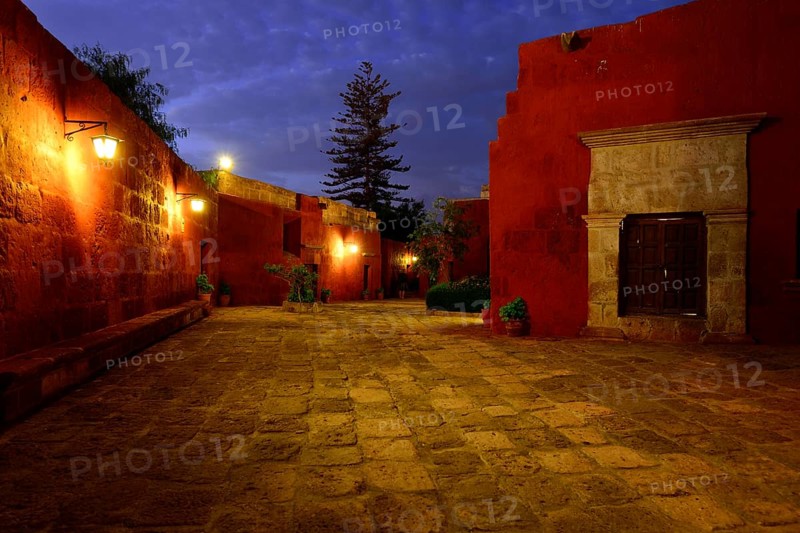 Santa Catalina convent at night