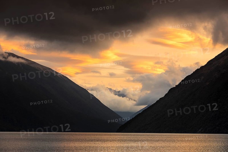 Sunset at Lake Rotoiti