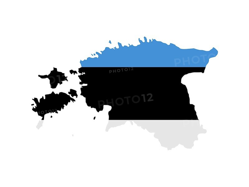 Flag in form form of the geographical country