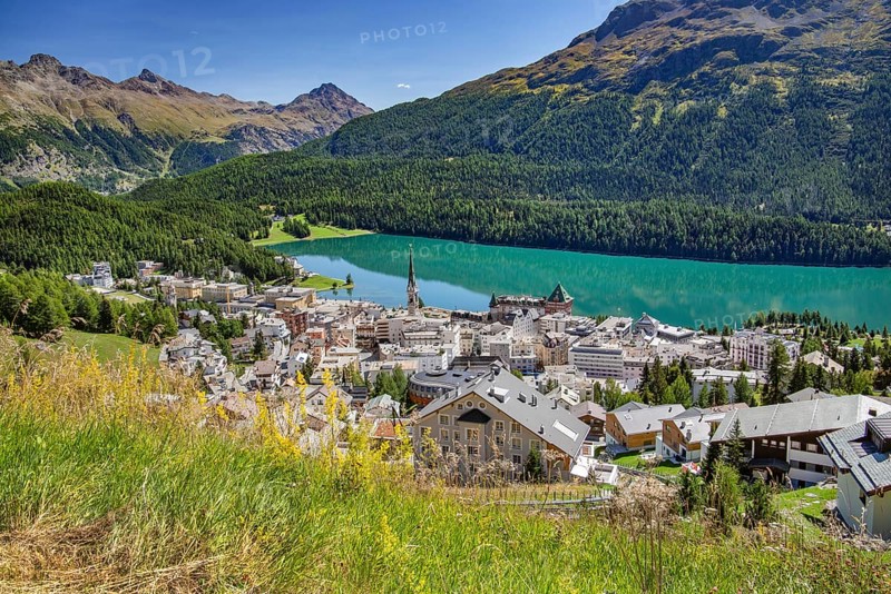 Village overview with Lake St