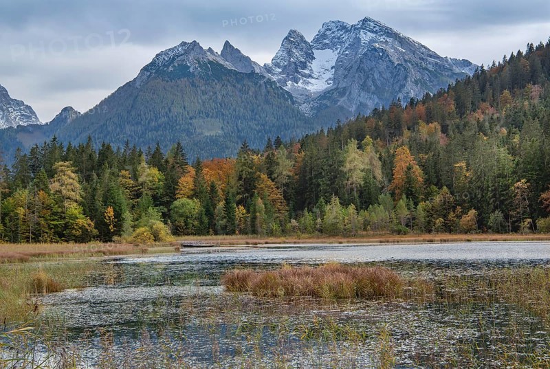 Lake Taubensee with Hochkalter