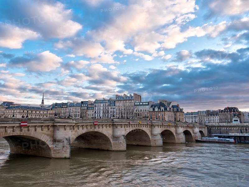 Pont Neuf Bridge and River Seine