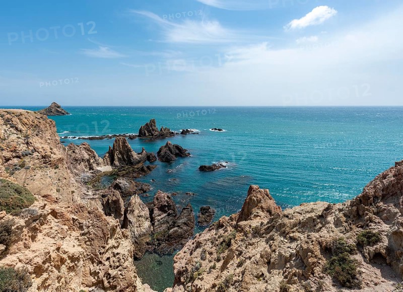Rugged rocky coast