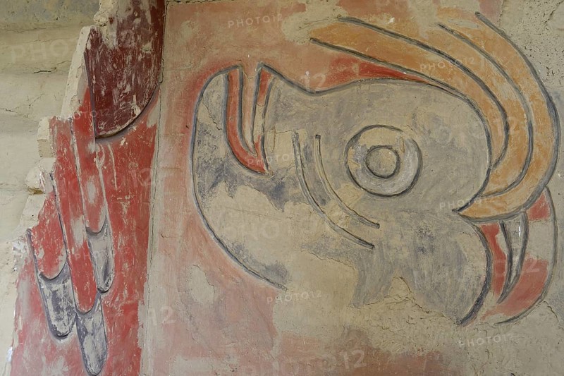 Fresco of a mythical creature