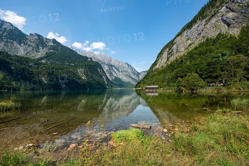 Mountains reflected in the lake