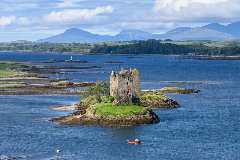Castle Stalker in Loch Laich