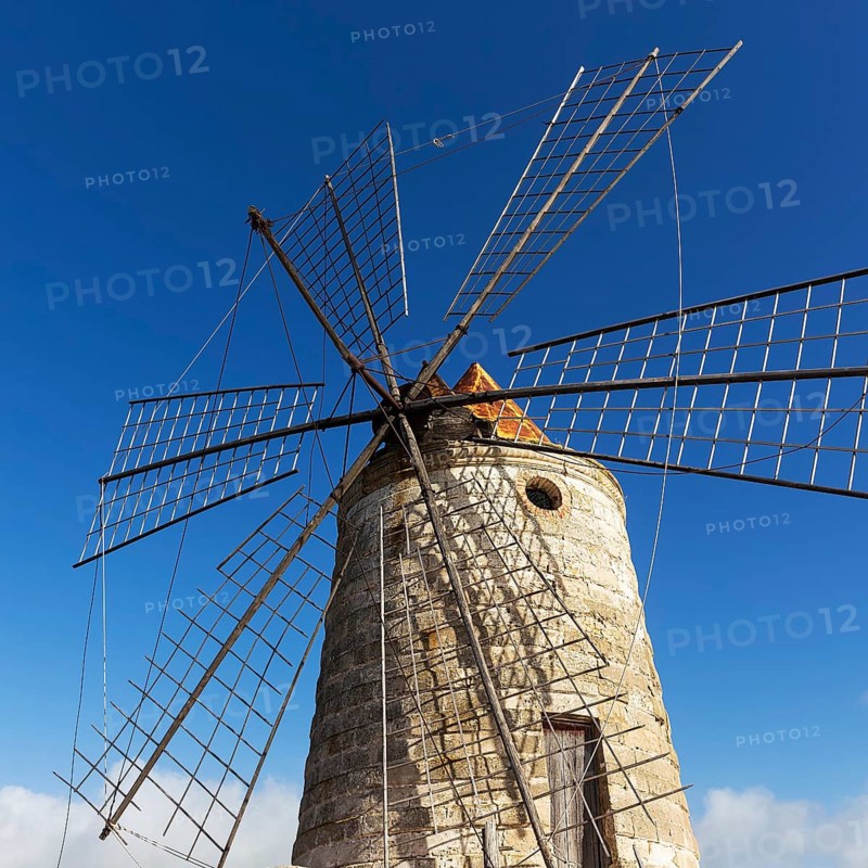 Traditional windmill for salt production