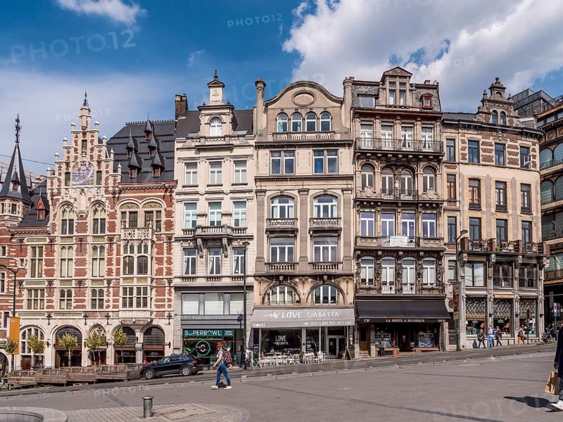 Historic buildings at the Mont des Arts
