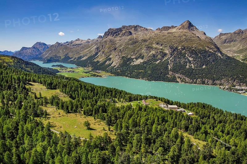 Lake Silvaplana and Silser See