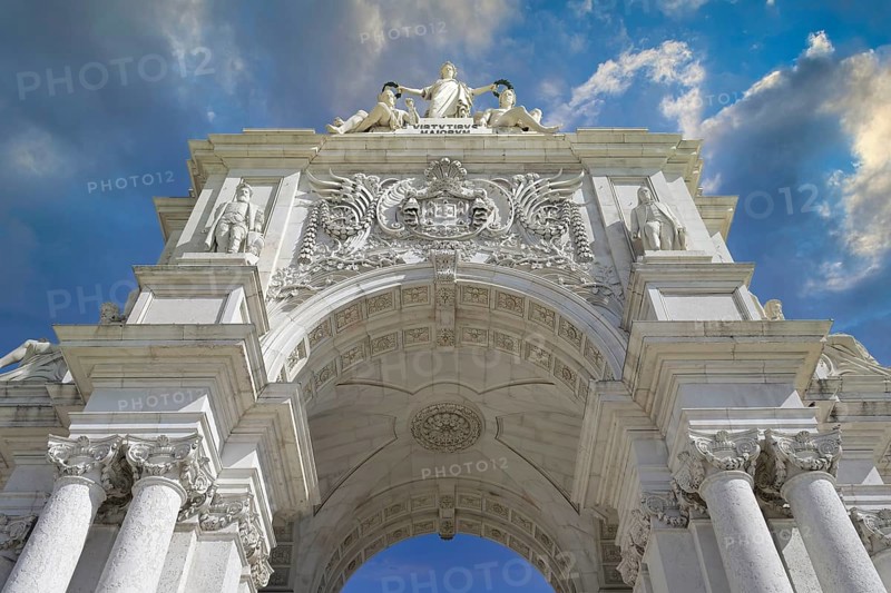 Rua Augusta Arch or Arco da Vitoria