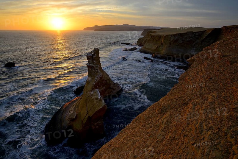 Sunset over the rock Catedral