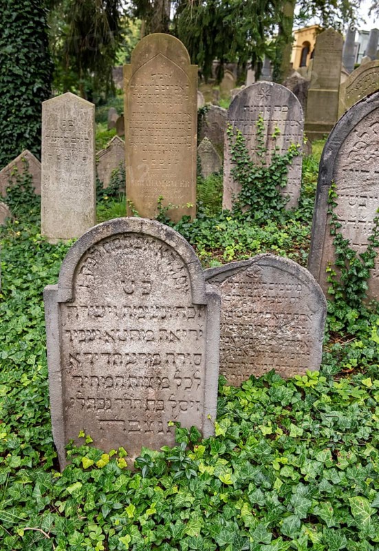 Tombstone at Jewish Cemetery