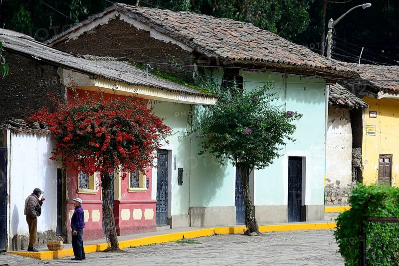 Village life on the main road