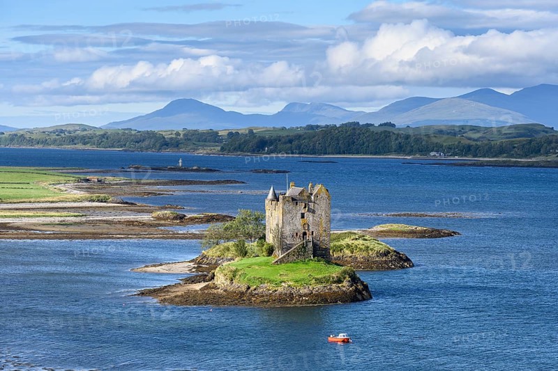 Castle Stalker in Loch Laich