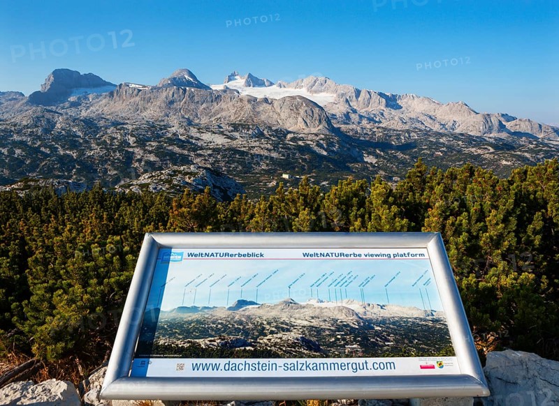 View from the World Heritage Site to the Hoher Dachstein