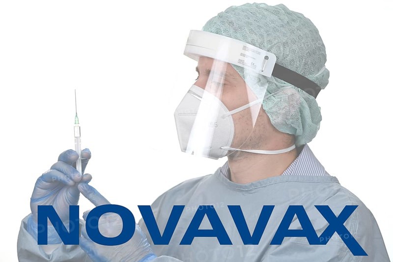Symbol image Corona vaccine from NOVAVAX