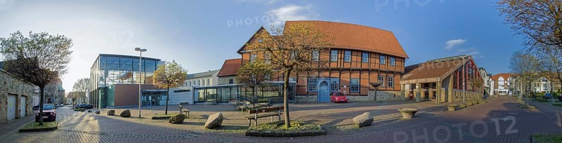 Helicopter Museum Panorama Autumn Bueckeburg Germany