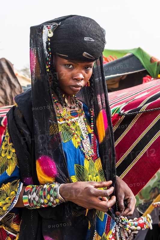 Young girls at the Gerewol festival