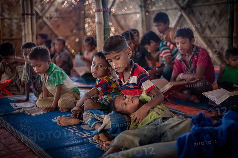 Children in a madrasah