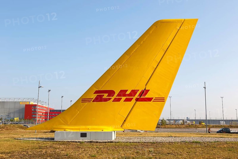 DHL Hub Leipzig Airport Halle LEJ Airport Aircraft vertical tail