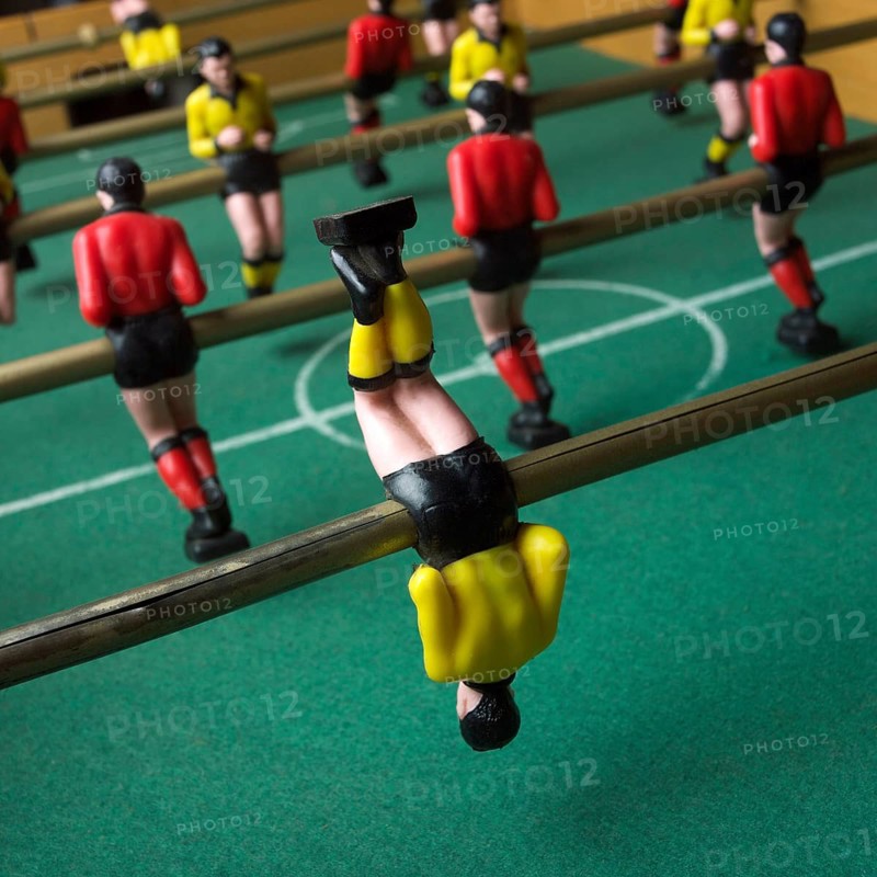 Table soccer game played