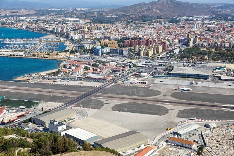Overview Gibraltar Airport