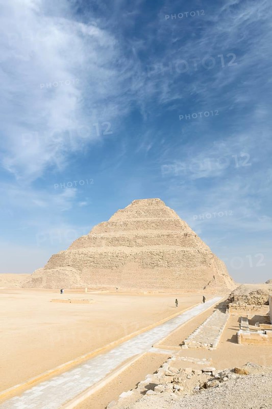 The stepped pyramid of Djoser