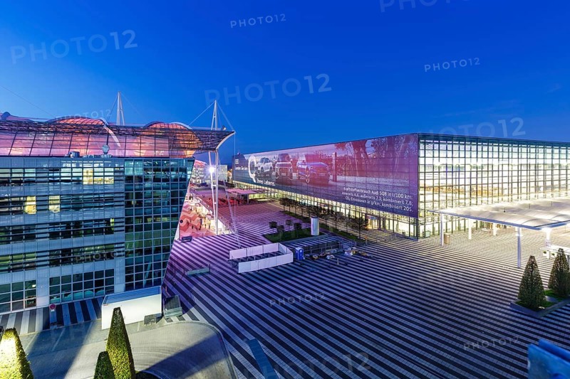 Munich Airport Center MAC and Lufthansa Terminal 2 of Munich Airport