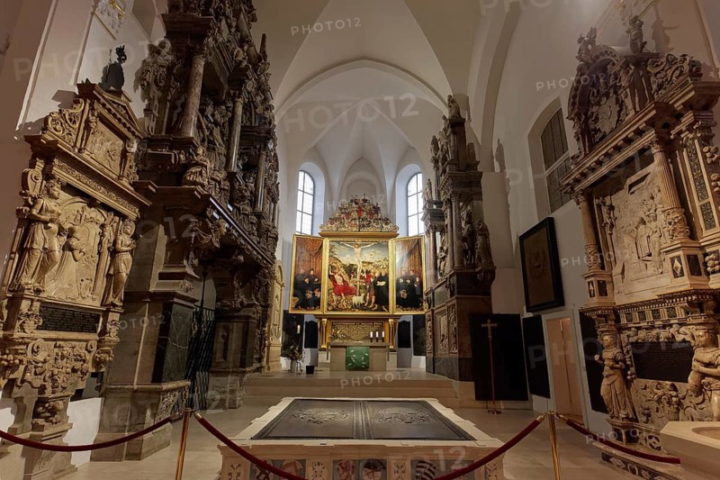 Interior of the city church St