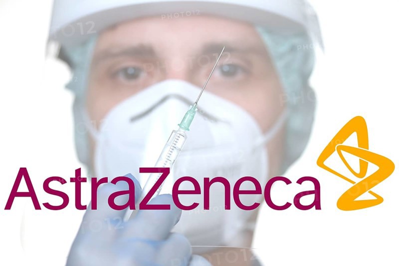 Symbol picture Corona vaccine of the company ASTRAZENECA