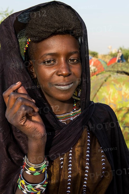 Young girls at the Gerewol festival