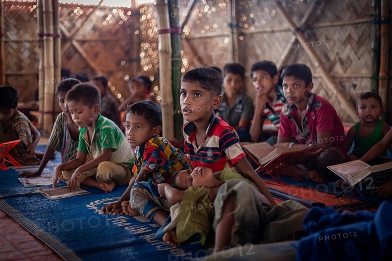 Children in a madrasah