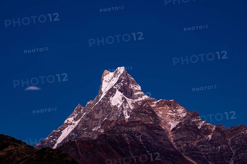 Machapuchare in the evening light