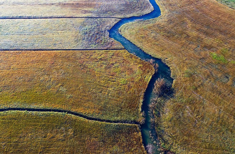 Natural course of the Zellerache river from the Irrsee