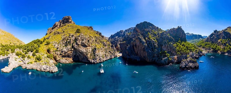 Aerial view Sa Calobra
